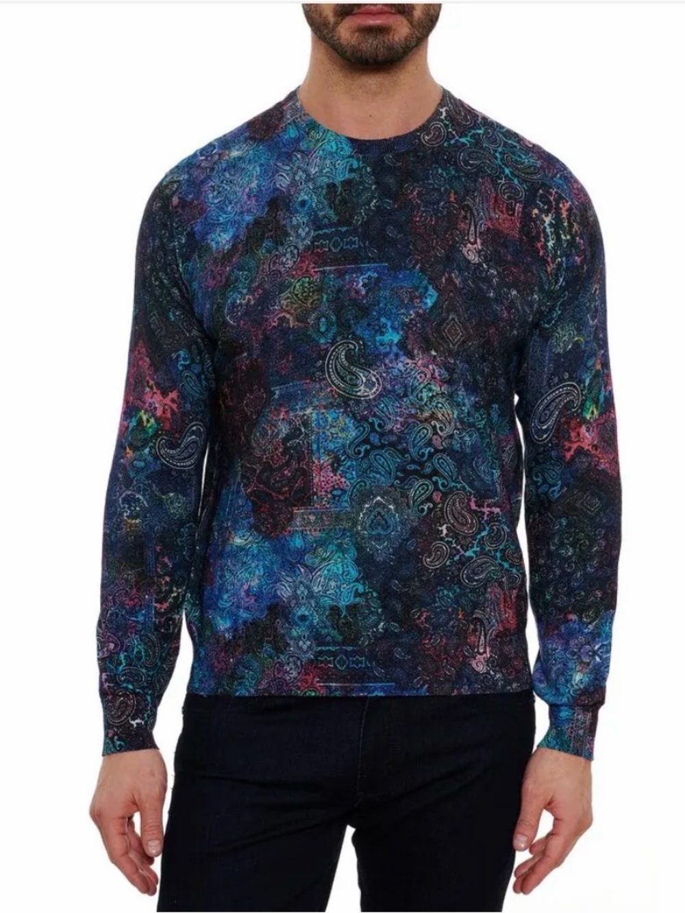 Robert Graham   Rockhampton Cotton & Linen Sweater XL
